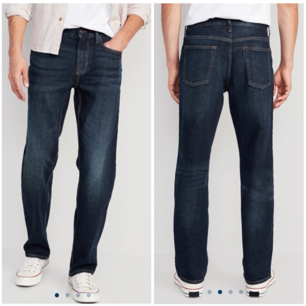 NWOT Old Navy Loose Built-In Flex 30x30 Jeans in Dark Faded